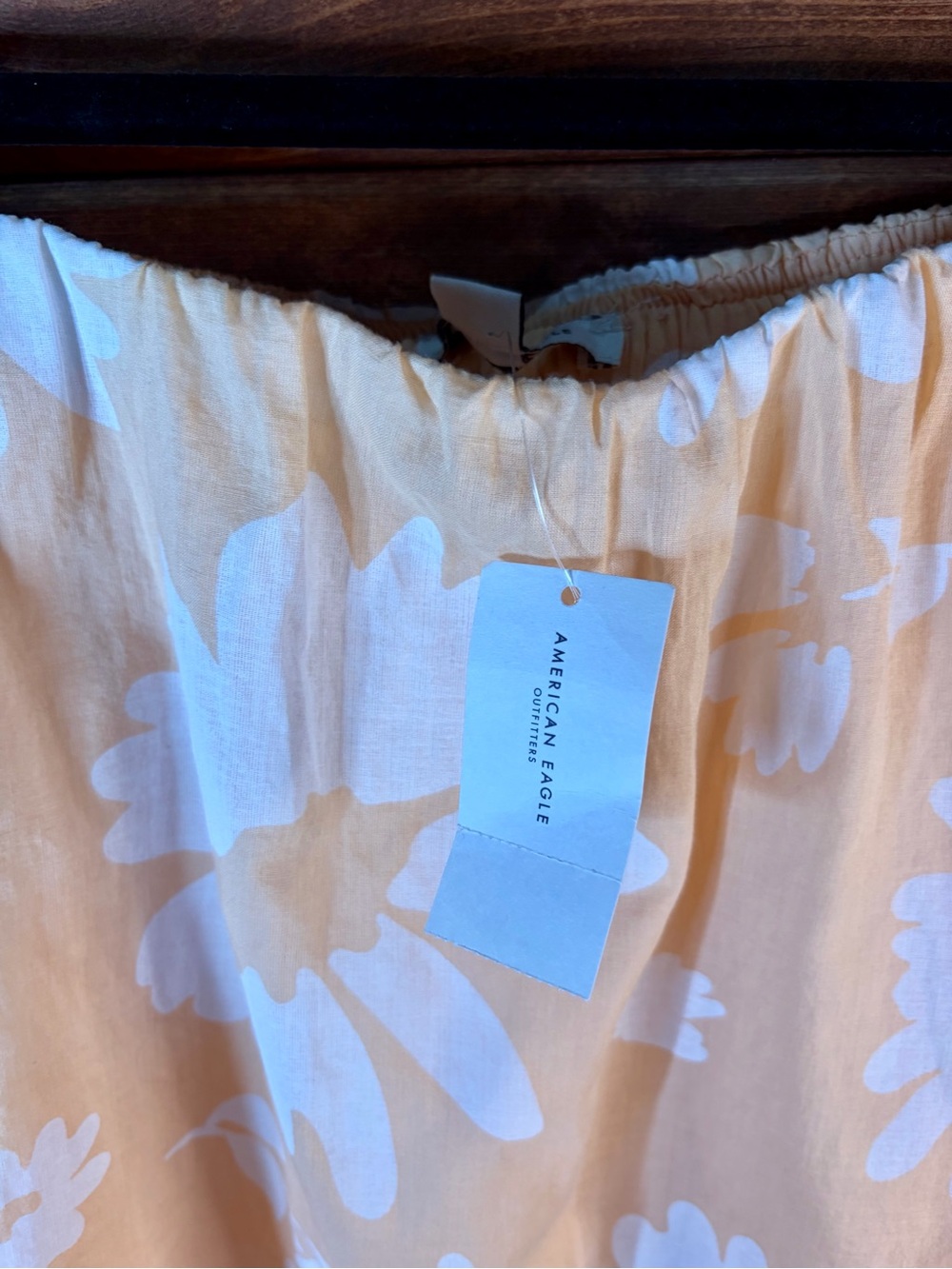 American Eagle Outfitters Yellow Floral Skater Mini Skirt - Picture 3 of 6